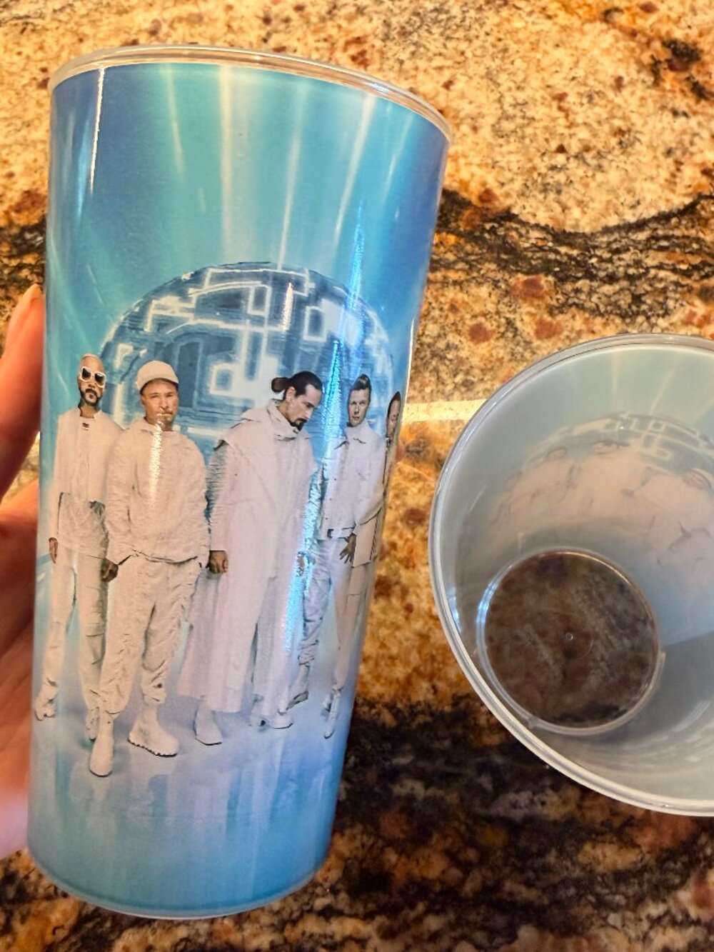Backstreet Boys Sphere Las Vegas Souvenir Tumblr Cups- Set of 2